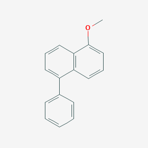 molecular formula C17H14O B13751826 1-Methoxy-5-phenylnaphthalene CAS No. 61982-86-3