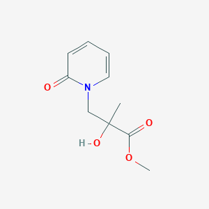 Methyl 2-hydroxy-2-methyl-3-(2-oxo-1,2-dihydropyridin-1-yl)propanoate