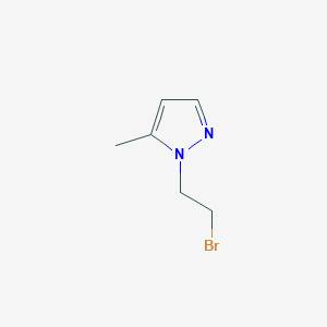 molecular formula C6H9BrN2 B1375189 1-(2-bromoethyl)-5-methyl-1H-pyrazole CAS No. 864723-33-1