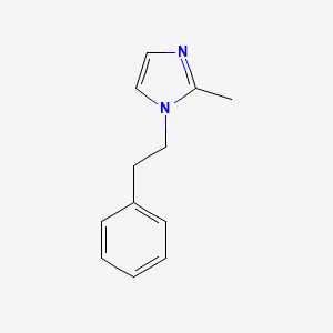 molecular formula C12H14N2 B13751896 2-Methyl-1-phenethylimidazole CAS No. 60053-09-0