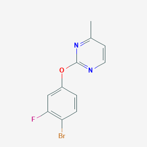 2-(4-Bromo-3-fluorophenoxy)-4-methylpyrimidine
