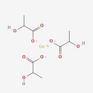 molecular formula C9H15GaO9 B13751964 Gallium trilactate CAS No. 25850-52-6