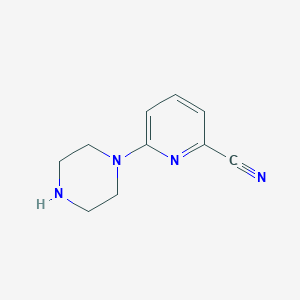 6-(Piperazin-1-yl)pyridine-2-carbonitrile