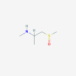 (1-Methanesulfinylpropan-2-yl)(methyl)amine