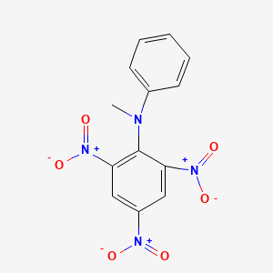 molecular formula C13H10N4O6 B13752114 N-Methyl-2,4,6-trinitro-N-phenylaniline CAS No. 56042-31-0