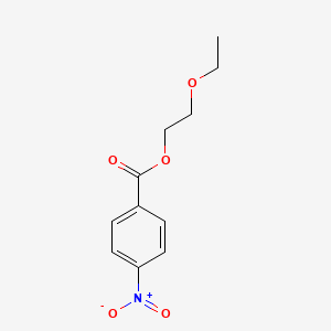 molecular formula C11H13NO5 B13752130 2-Ethoxyethyl 4-nitrobenzoate CAS No. 37460-43-8