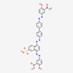 molecular formula C36H24N6O9S B13752168 C.I. Direct Brown 101 CAS No. 25180-44-3