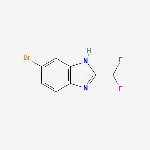 1H-Benzimidazole, 6-bromo-2-(difluoromethyl)-