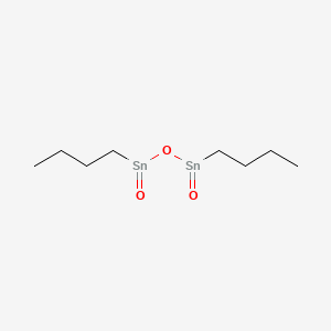 molecular formula C8H18O3Sn2 B13752245 Dibutyldioxodistannoxane CAS No. 50378-14-8