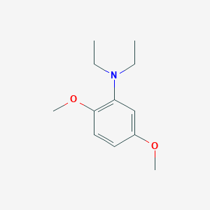 molecular formula C12H19NO2 B13752267 N,N-Diethyl-2,5-dimethyoxyaniline 