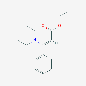 molecular formula C15H21NO2 B13752270 ethyl (Z)-3-(diethylamino)-3-phenylprop-2-enoate CAS No. 6288-55-7