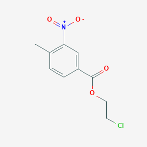molecular formula C10H10ClNO4 B13752314 2-Chloroethyl 3-nitro-p-toluate CAS No. 59383-11-8