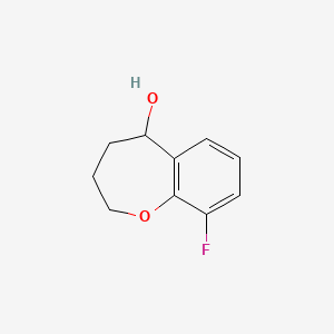 9-Fluoro-2,3,4,5-tetrahydro-1-benzoxepin-5-ol