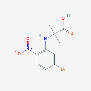 2-[(5-Bromo-2-nitrophenyl)amino]-2-methylpropanoic acid