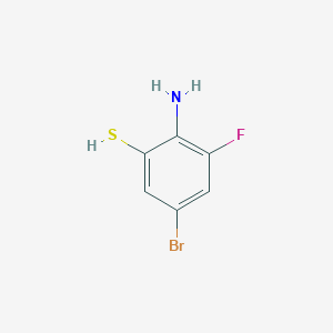 2-Amino-5-bromo-3-fluorobenzene-1-thiol