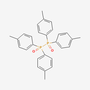 molecular formula C28H28O2P2 B13752363 1,1,2,2-Tetrakis(4-methylphenyl)diphosphane 1,2-dioxide CAS No. 1060-21-5