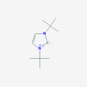 molecular formula C11H20N2 B137524 1,3-Di-tert-butylimidazol-2-ylidene CAS No. 157197-53-0