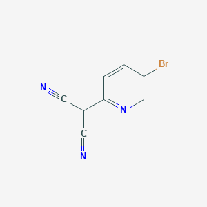 molecular formula C8H4BrN3 B13752533 5-Bromo-2-(dicyanomethyl)pyridine CAS No. 116195-82-5