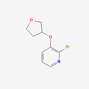 molecular formula C9H10BrNO2 B1375257 2-溴-3-((四氢呋喃-3-基)氧基)吡啶 CAS No. 1451390-75-2