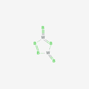 molecular formula B5W2 B13752570 Ditungsten pentaboride,w2b5 