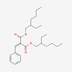 molecular formula C26H40O4 B13752612 Bis(2-ethylhexyl) 2-benzylidenepropanedioate CAS No. 5468-28-0