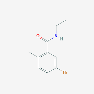 molecular formula C10H12BrNO B1375272 5-bromo-N-ethyl-2-methylbenzamide CAS No. 1481938-06-0