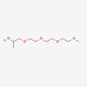 molecular formula C10H22O5 B13752757 4,7,10,13-Tetraoxatetradecan-2-ol CAS No. 58872-88-1