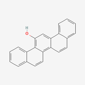 molecular formula C22H14O B13752829 Picen-13-ol CAS No. 24743-19-9