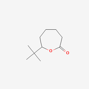 molecular formula C10H18O2 B13752891 7-tert-Butyloxepan-2-one CAS No. 57512-44-4