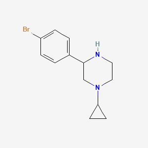 3-(4-Bromophenyl)-1-cyclopropylpiperazine