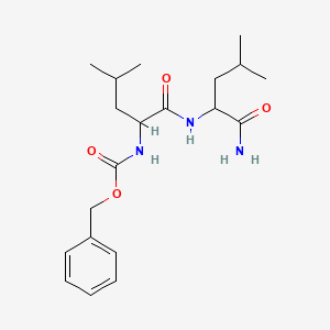 molecular formula C20H31N3O4 B13752950 n-[(Benzyloxy)carbonyl]leucylleucinamide CAS No. 71800-39-0