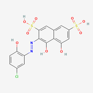 molecular formula C16H11ClN2O9S2 B13752953 C.I. Mordant Blue 13 CAS No. 1264367-70-5