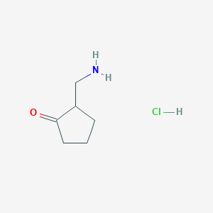 2-(Aminomethyl)cyclopentan-1-one hydrochloride