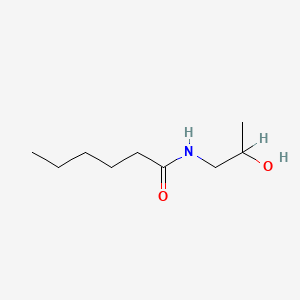 molecular formula C9H19NO2 B13752960 N-(2-Hydroxypropyl)hexanamide CAS No. 23054-59-3