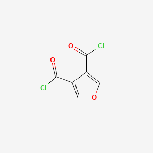 molecular formula C6H2Cl2O3 B13752990 Furan-3,4-dicarbonyl dichloride CAS No. 52762-41-1