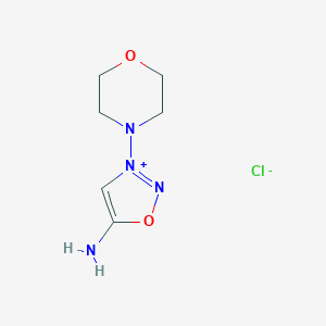 molecular formula C6H11ClN4O2 B013753 Linsidomine hydrochloride CAS No. 16142-27-1
