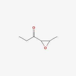 molecular formula C6H10O2 B13753001 4,5-Epoxyhexan-3-one CAS No. 6124-56-7