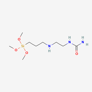 molecular formula C9H23N3O4Si B13753013 2-Oxa-7,10-diaza-3-silaundecan-11-amide, 3,3-dimethoxy- CAS No. 23779-33-1