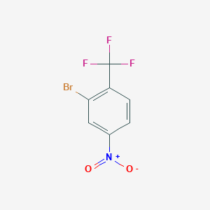 molecular formula C7H3BrF3NO2 B1375304 2-Bromo-4-nitro-1-(trifluoromethyl)benzene CAS No. 875238-74-7
