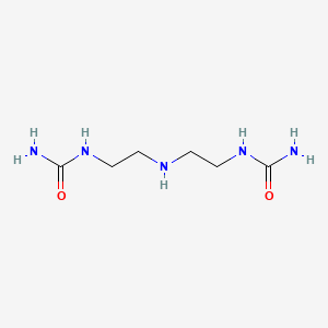 molecular formula C6H15N5O2 B13753048 N,N''-(Iminoethylene)diurea CAS No. 23270-61-3