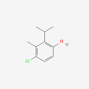 molecular formula C10H13ClO B13753053 4-Chloro-2-isopropyl-m-cresol CAS No. 50992-43-3