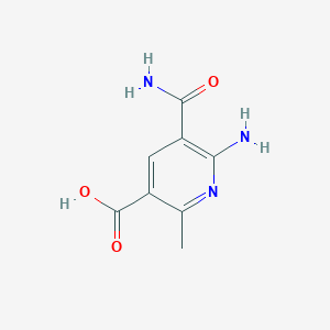 6-Amino-5-carbamoyl-2-methylnicotinic acid