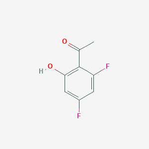 molecular formula C8H6F2O2 B1375310 1-(2,4-Difluoro-6-hydroxyphenyl)ethanone CAS No. 1356999-25-1