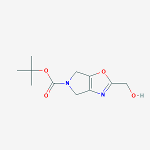 tert-Butyl 2-(hydroxymethyl)-4H-pyrrolo[3,4-d]oxazole-5(6H)-carboxylate