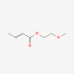 molecular formula C7H12O3 B13753149 2-Methoxyethyl 2-butenoate CAS No. 59609-46-0