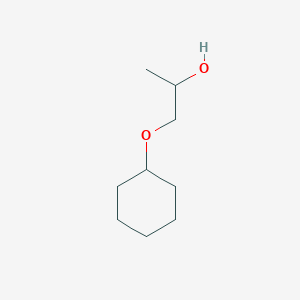 molecular formula C9H18O2 B13753150 1-(Cyclohexyloxy)propan-2-ol CAS No. 5334-13-4