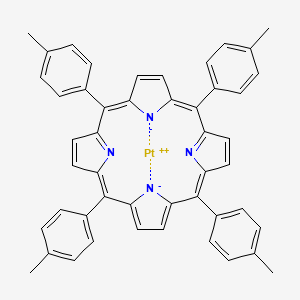 molecular formula C48H36N4Pt B13753174 meso-Tetratolylporphyrin-Pt(II) 