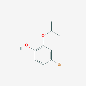 molecular formula C9H11BrO2 B1375321 4-溴-2-异丙氧基苯酚 CAS No. 916228-69-8