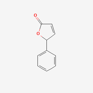 molecular formula C10H8O2 B13753217 5-Phenylfuran-2(5H)-one CAS No. 53138-45-7