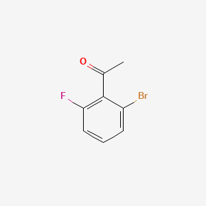 molecular formula C8H6BrFO B1375322 1-(2-Bromo-6-fluorophenyl)ethanone CAS No. 928715-37-1